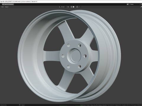 Enkei Cyclone 3D Model