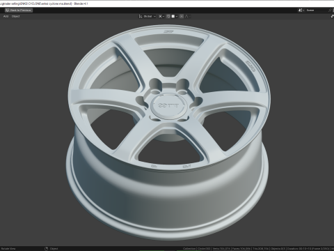Enkei Cyclone 3D Model