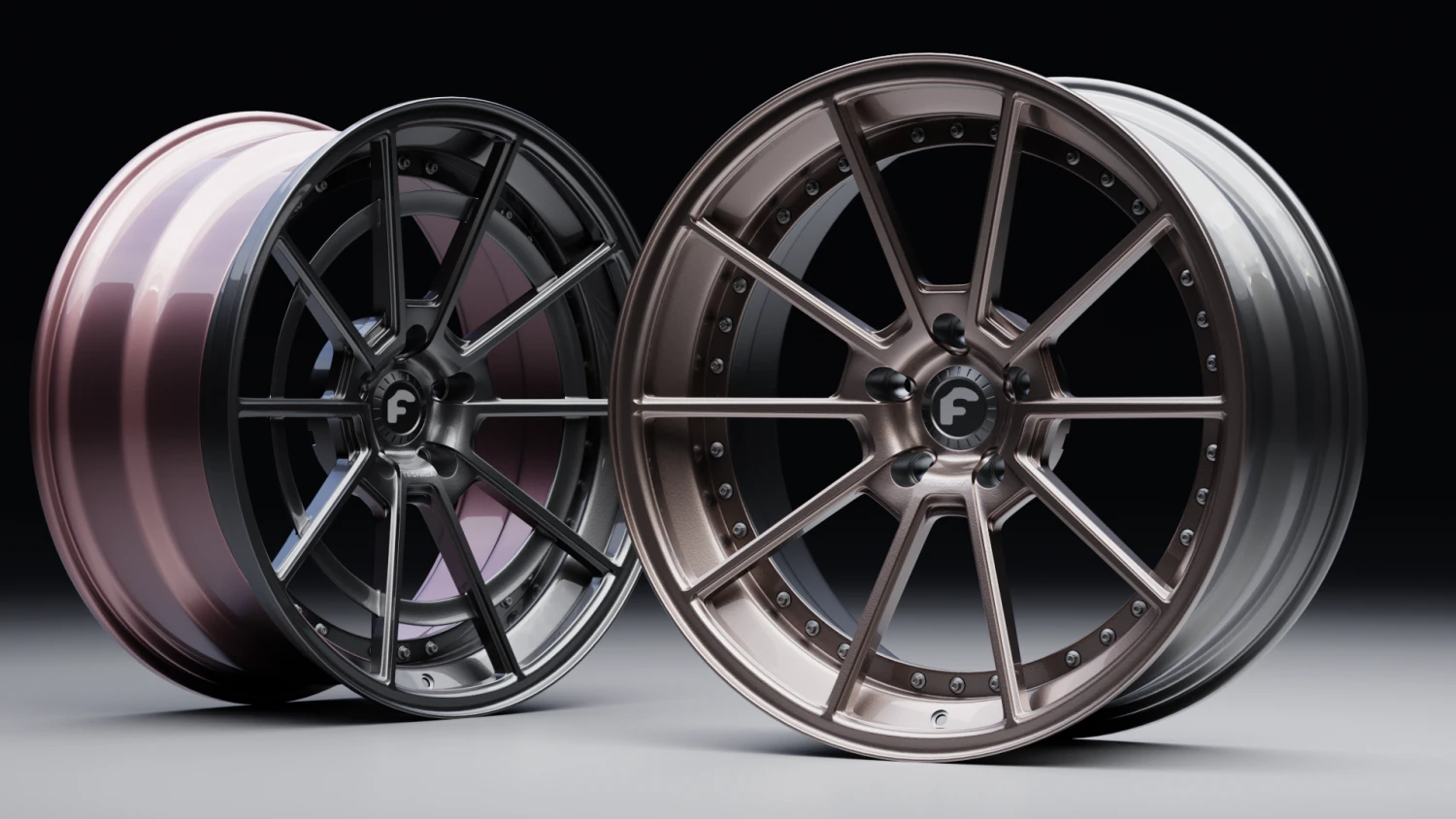 Forgiato Tec and Tec 2-4R 3D Model .c4d .max .obj .3ds .fbx .stl .blend 