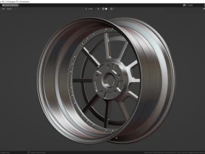 Forgiato Tec and Tec 2-4R 3D Model