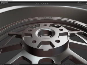 Forgiato Tec and Tec 2-4R 3D Model