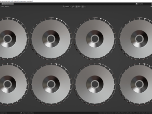Rotiform Aerocover Mesh With Ring and Rotiform LAS-R 3D Model