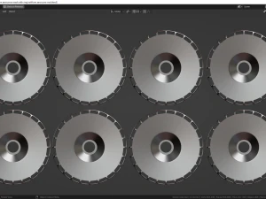 Rotiform Aerocover Mesh With Ring and Rotiform LAS-R 3D Model