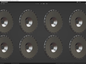 Rotiform Aerocover Mesh With Ring and Rotiform LAS-R 3D Model