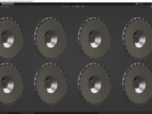 Rotiform Aerocover Mesh With Ring and Rotiform LAS-R 3D Model