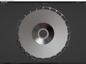 Rotiform Aerocover Mesh With Ring and Rotiform LAS-R 3D Model