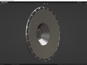 Rotiform Aerocover Mesh With Ring and Rotiform LAS-R 3D Model