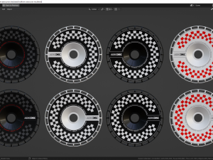 Rotiform Aerocover Checkered and Rotiform LAS-R 3D Model