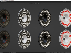 Rotiform Aerocover Checkered and Rotiform LAS-R 3D Model