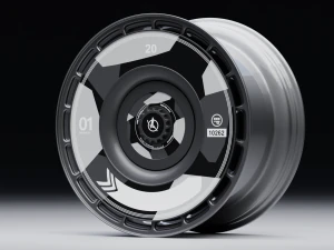 Halo Disc 3M Sticker 3D Model