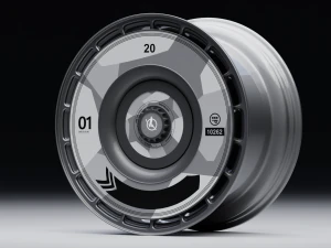 Halo Disc 3M Sticker 3D Model