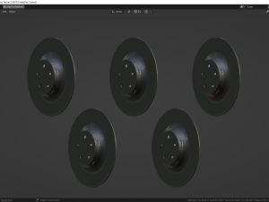 Halo Disc 3M Sticker 3D Model