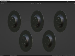 Halo Disc 3M Sticker 3D Model