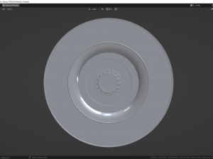 Halo Disc 3M Sticker 3D Model