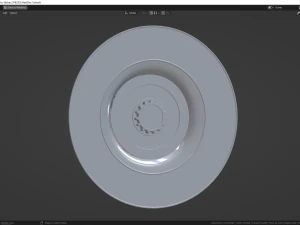 Halo Disc 3M Sticker 3D Model