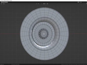 Halo Disc 3M Sticker 3D Model