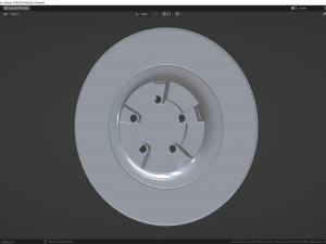 Halo Disc 3M Sticker 3D Model
