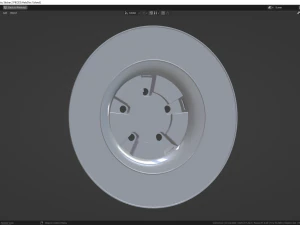 Halo Disc 3M Sticker 3D Model