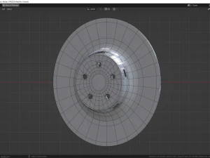 Halo Disc 3M Sticker 3D Model