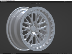 Weld Racing S82 Beadlock Modello 3D