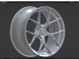 BBS FI-R Centre Lock 3D Model