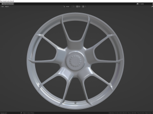 992 Turbo S Exclusive wheel Model 3D