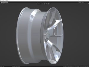992 Turbo S Exclusive wheel Model 3D