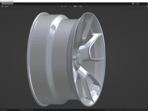 992 Turbo S Exclusive wheel 3D Model