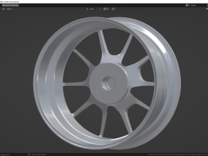 992 Turbo S Exclusive wheel Model 3D