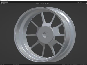 992 Turbo S Exclusive wheel 3D Model