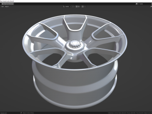 992 Turbo S Exclusive wheel Model 3D