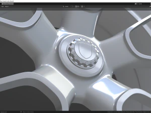 992 Turbo S Exclusive wheel 3D Model