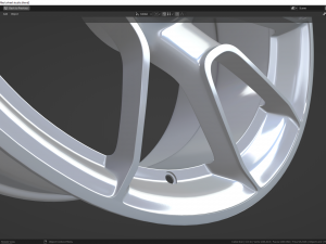 992 Turbo S Exclusive wheel Model 3D