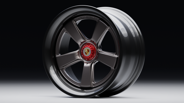 Carbon Fiber Magnesium wheel Modelo 3D .c4d .max .obj .3ds .fbx .stl .blend 