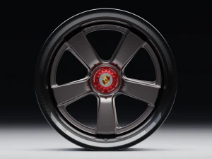 Carbon Fiber Magnesium wheel 3D Model