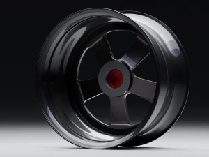 Carbon Fiber Magnesium wheel 3D Model
