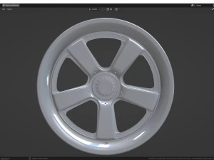 Carbon Fiber Magnesium wheel 3D Model