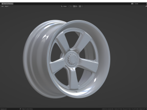 Carbon Fiber Magnesium wheel Modelo 3D