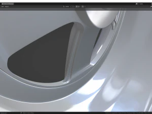 Carbon Fiber Magnesium wheel 3D Model
