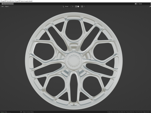 Brixton PF14 Forged RS Series 3Dモデル