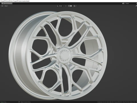 Brixton PF14 Forged RS Series 3D Model