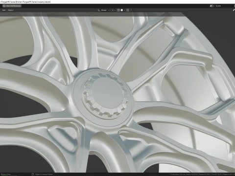 Brixton PF14 Forged RS Series 3D Model