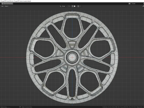 Brixton PF14 Forged RS Series 3D Model