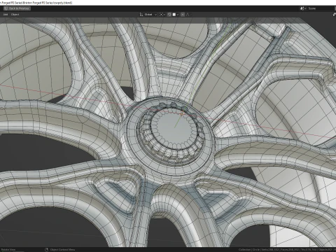 Brixton PF14 Forged RS Series 3D Model