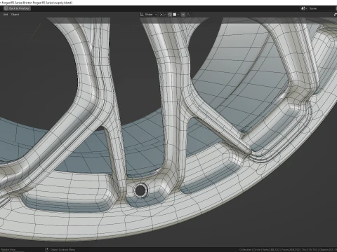 Brixton PF14 Forged RS Series 3D Model