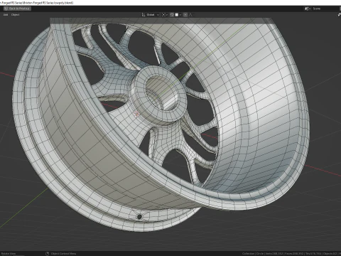 Brixton PF14 Forged RS Series 3D Model