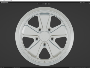 Fuchs Porsche Modello 3D