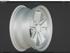 Fuchs Porsche 3D Model