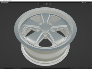 Fuchs Porsche Modello 3D