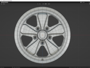 Fuchs Porsche Modello 3D